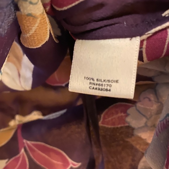 Anthropologie Moulinette Soeurs Top Floral Silk 4 - Picture 8 of 10